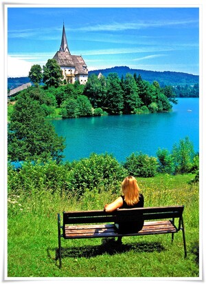 Wörthersee-Blick auf Maria Wörth